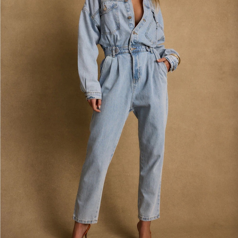 12th Tribe Hendrix Denim Jumpsuit